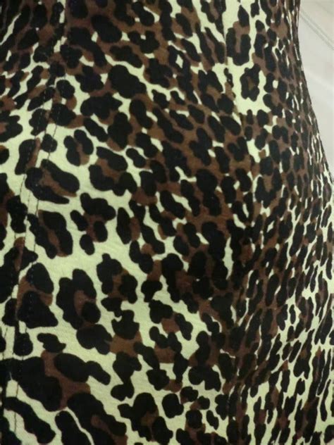 1960s Leopard Print Cole Of California One Piece Bathing Suit At