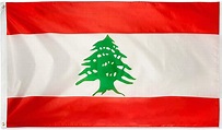 Large Lebanon Lebanese Flag Heavy Duty Outdoor LB 90x150cm - 3x5ft ...