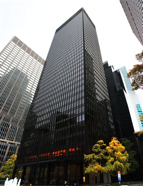 Seagram Building Park Avenue Midtown Manhattan New