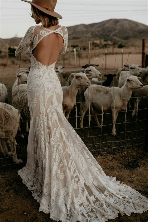 Willow Lace Wedding Dress Dreamers And Lovers