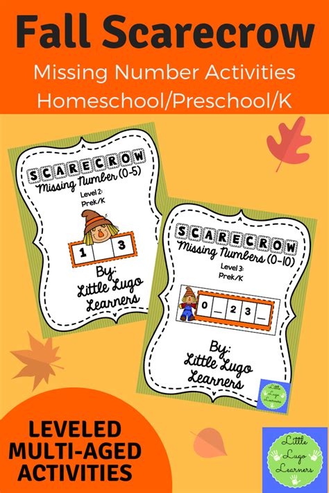 Missing Numbers Worksheet With Scarecrow