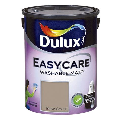 Dulux 5 Litre Easycare Washable Matt Brave Ground 5598291 Heavinsie