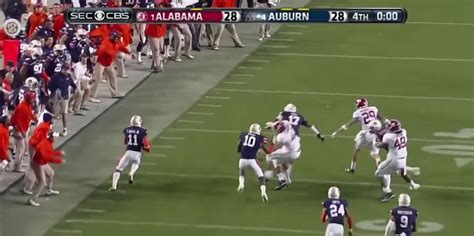 The Kick Six Through The Eyes Of Auburns Special Teams Players