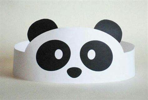 Pin By Joana San Bento On Antifaz Panda Bear Crafts Panda Craft