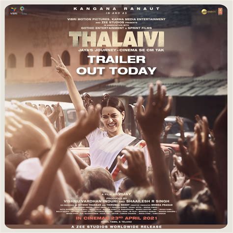 Thalaivi Where To Watch Streaming And Online In New Zealand Flicks