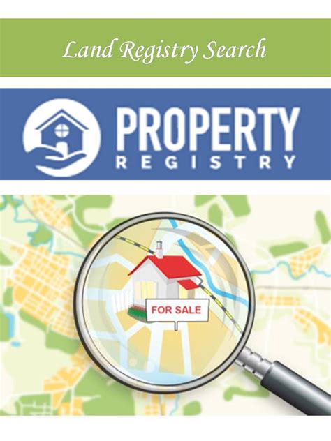 Land Registry Search Is A Must Have Tool For Any Due Diligence On