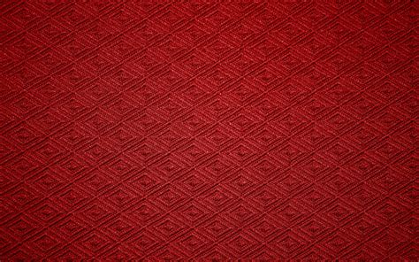 Download Wallpapers Fabric Texture 4k Vintage Rhombuses Red Cloth
