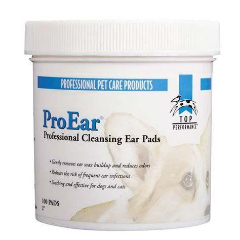 Dog Ear Cleaning Wipes For Dogs And Cats Ear Cleaner Pads 100 Count