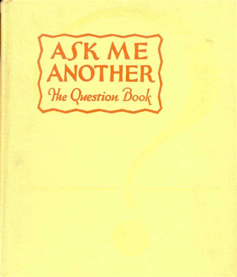 Leonard Cline Leonard Cline In Ask Me Another The Question Book
