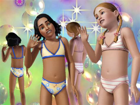 Mod The Sims Swimwear For Girls