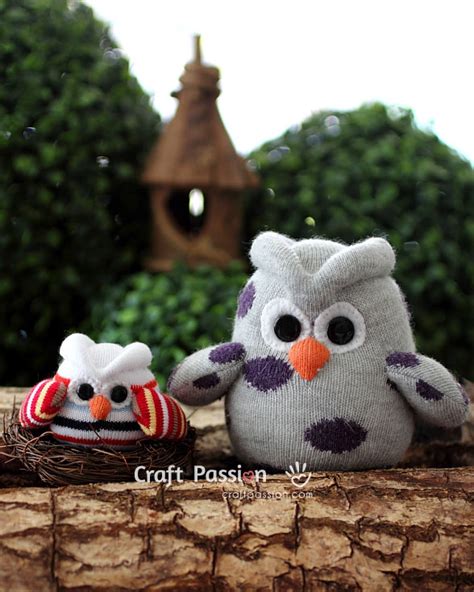 Sock Owl Free Sewing Pattern And Tutorial Craft Passion