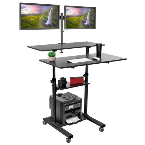 Top 9 Rolling Laptop Stand Desk Wheel Workstation Home Preview