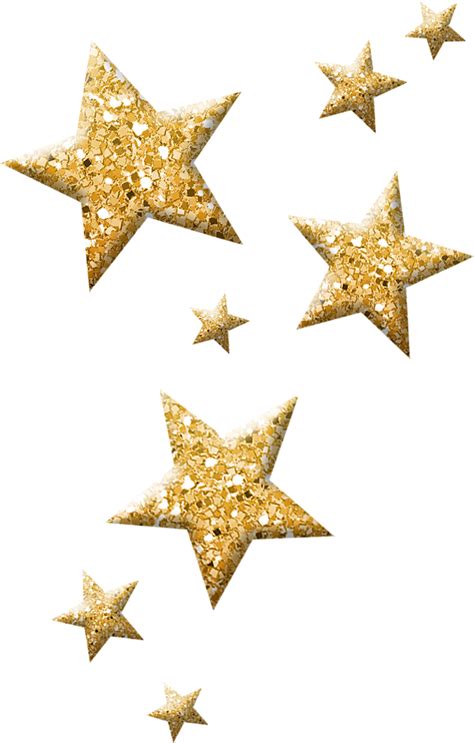 Glitter Gold Star Png And Free Glitter Gold Starpng Transparent Images