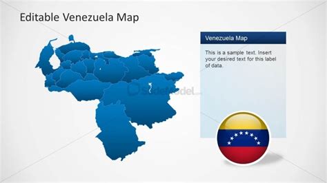 Venezuela Map Template Slide For Powerpoint Slidemodel