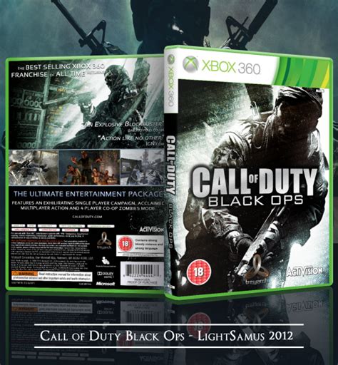 Call Of Duty Black Ops Xbox 360 Box Art Cover By Lightsamus
