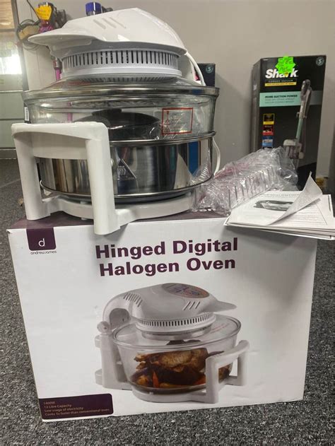 Andrew James Litre W Digital Halogen Oven Cooker With Hinged Lid Niyo Electronix