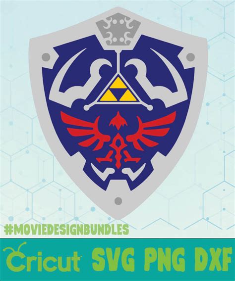 Download LEGEND OF ZELDA HYLIAN SHIELD GAMES SVG, PNG, DXF CRICUT ...