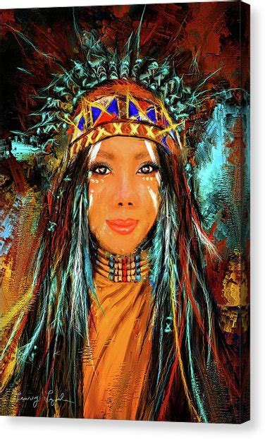 Native American Women Canvas Prints Fine Art America
