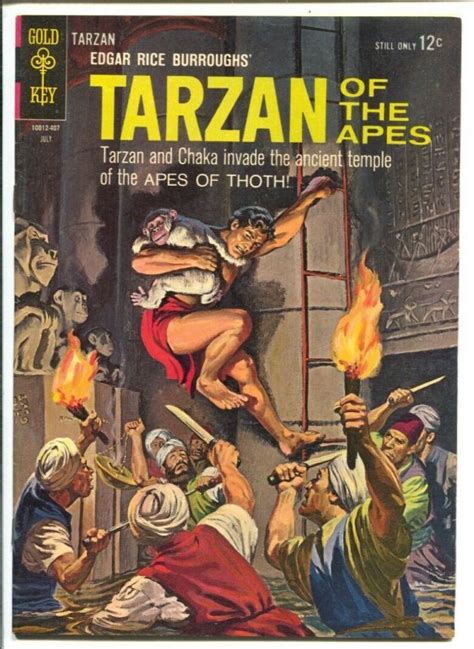 tarzan 143 1964 gold key edgar rice burroughs russ manning brothers of spear comic books