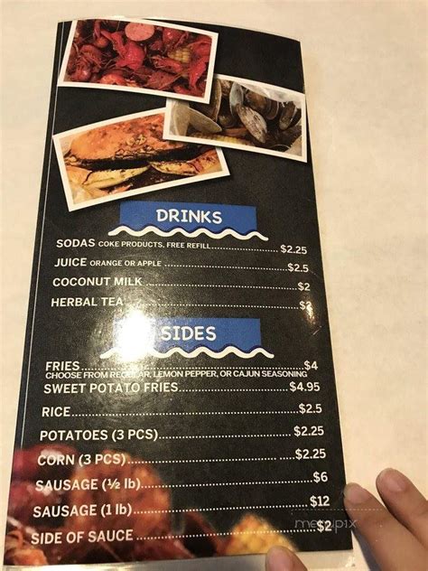 Menu Of Seafood Shake In Cleveland Oh 44106