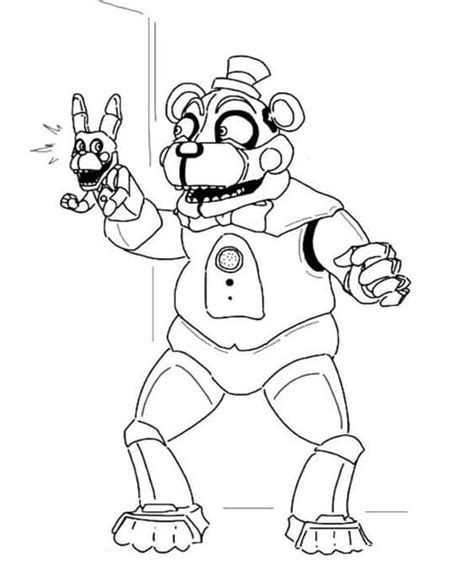 Free Easy To Print Fnaf Coloring Pages Tulamama
