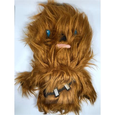 Disney Star Wars Chewbacca Flattie Plush Squeaky Dog Pet Toy 40g