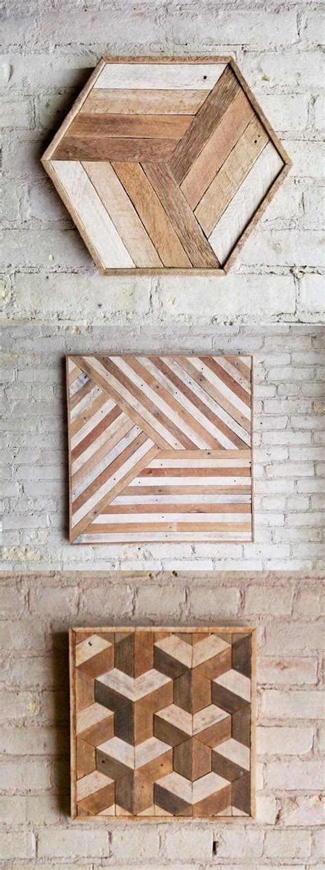 Diy Geometric Wood Wall Art Plans - Teds Wood Collection