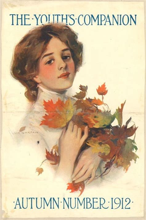 The Youths Companion Autumn 1912 Cover Magazine Cover Vintage