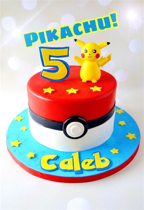 Pikachu Cake Topper Pokémon Cake Topper Pokemon By Inasweetdream