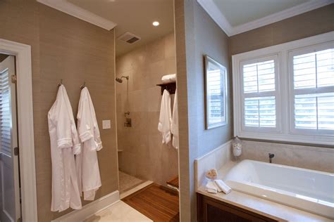 British Colonial Style Bathroom Ada Shower Grasscloth By Loftus