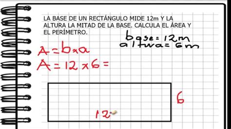 Formula Para Calcular Area Y Perimetro De Un Rectangulo Printable