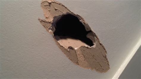 Maybe you would like to learn more about one of these? How To Fix a Hole in The Wall .. Plaster Repairs .. DIY videos - YouTube