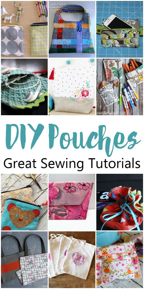 12 Diy Pouch Tutorials Mmm 370 Block Party Keeping It Simple