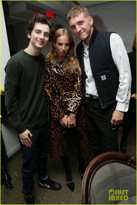 Photo Timothee Chalamet Attends Beautiful Boy Reception With Nic Sheff