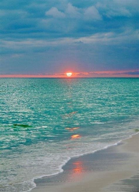 Beautiful Beach Sunset Natures Beauty Pinterest