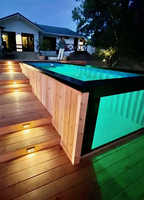 2024 Shipping Container Pool Guide Definition Costs Benefits Features And More