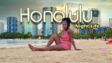 Nightlife In Hawaii Is Lit 🔥 Our First Night In Honolulu Oahu Youtube