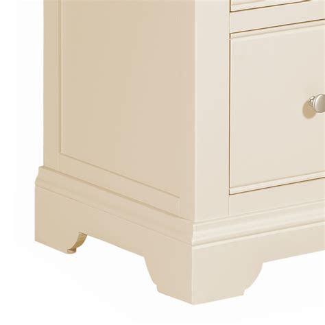 Cobblestone Grey 4 Drawer Tall Chest Fully Assembled Free Delivery
