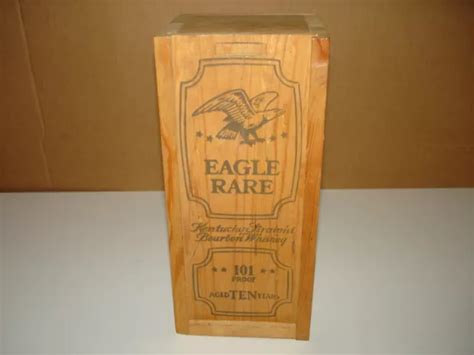 Eagle Rare Kentucky Straight Bourbon Whiskey Wood Box Only 101 Proof