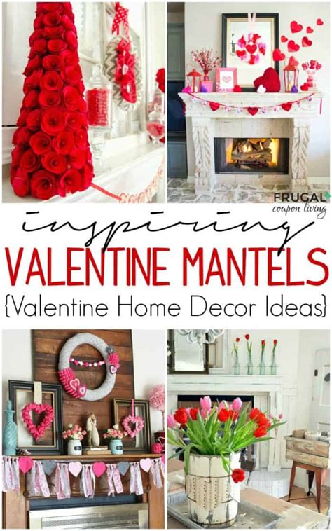 Level up your decor game and impress your special one. Fourteen Valentine Mantel Ideas and Valentine's Day Decor ...