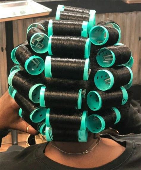 Pin By Duddy More On Tightly Wetset Roller Set Hair Rollers Wet Set