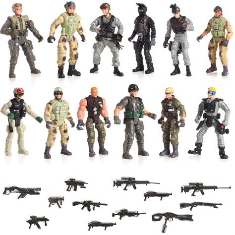 Buy Iq Toys Us Army Men And Swat Team Special Forces Action Figures Set