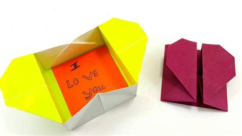 Origami Bild Valentines Day Origami Heart Box