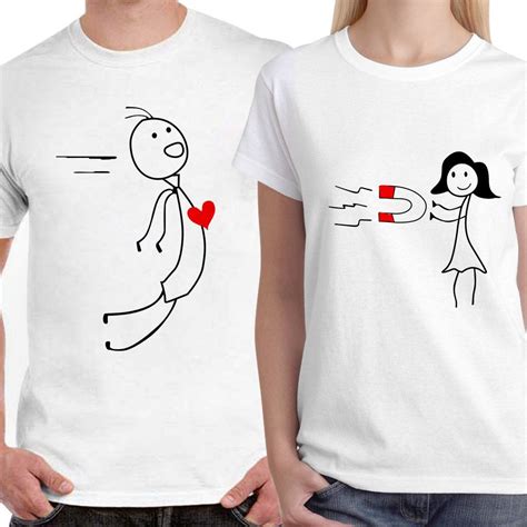 dreambag couple t shirts magnet couple unisex couple t shirts couple t shirt pocket shirt