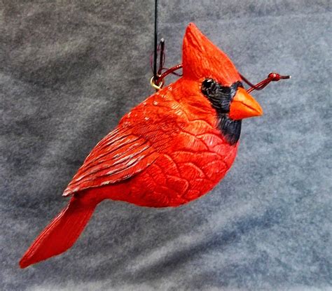 North Idaho Carver Cardinal Ornament Wood Carving Patterns Bird