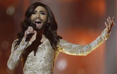 Bearded Drag Queen In Eurovision Spotlight