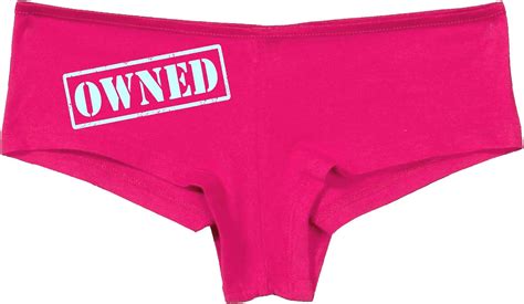 knaughty knickers owned stamp bdsm ddlg hotwife submissive slutty pink underwear at amazon women