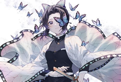 Butterfly Kimetsu No Yaiba Kochou Shinobu Sensiye Konachan Com