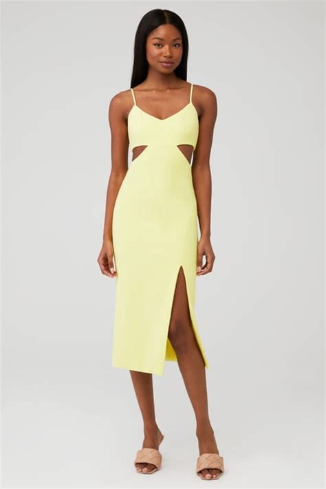 Likely Kimmie Dress In Yellow Cream Fashionpass