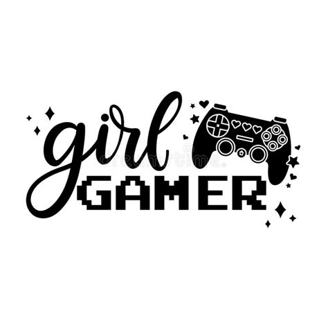 Gamer Girl Kawaii Elements Set Vintage Pink Kawaii Girl 90â€ S Game